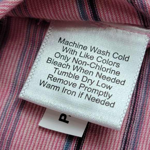 Jos. A. Bank Reserve NEW Mens XL Pink Striped Traditional Fit Cotton Polo Shirt - Picture 5 of 10